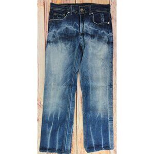 Armani Exchange Mens Blue Denim Jeans 29x28 Slim Fit Made In USA